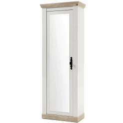 Outlet Wohnen Schrank mit Spiegeltür & Garderobe - Nedita (dreiteilig)