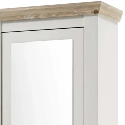 Outlet Wohnen Schrank mit Spiegeltür & Garderobe - Nedita (dreiteilig)