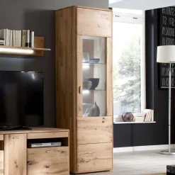 Sale Wohnen Schrank Vitrine aus Eiche Massivholz - Destal