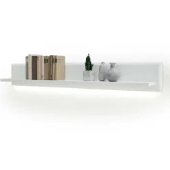Wohnen Schrankwand Wohnzimmer in Weiß - Hazime (vierteilig)