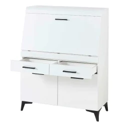 New Wohnen Schreibschrank mit Klappe & zwei Türen - Quakes