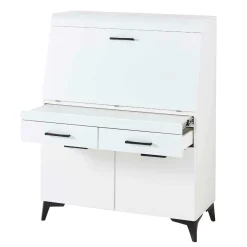 New Wohnen Schreibschrank mit Klappe & zwei Türen - Quakes