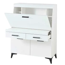 New Wohnen Schreibschrank mit Klappe & zwei Türen - Quakes