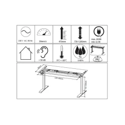 Sale Wohnen Schreibtisch & Rollcontainer Set - Sparkle (zweiteilig)