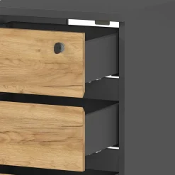 Wohnen Schreibtisch & Rollcontainer 158x79 cm - Contrage (zweiteilig)