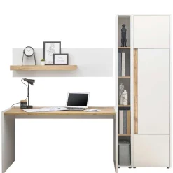 New Wohnen Schreibtisch & Schrank & Regale - Nonessia (vierteilig)