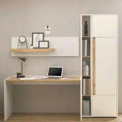 New Wohnen Schreibtisch & Schrank & Regale - Nonessia (vierteilig)