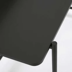 Outlet Wohnen Schreibtisch aus Metall in Schwarz - Andjes