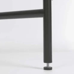 Outlet Wohnen Schreibtisch aus Metall in Schwarz - Andjes