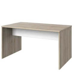 Clearance Wohnen Schreibtisch in Eiche San Remo & Weiß - Abrud