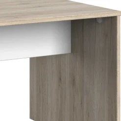Clearance Wohnen Schreibtisch in Eiche San Remo & Weiß - Abrud