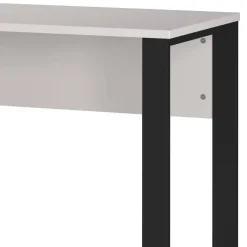 Best Wohnen Schreibtisch in Hellgrau mit Schwarz - Chiron