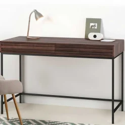 Sale Wohnen Schreibtisch in Walnuss Holzoptik - Teleska