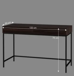 Sale Wohnen Schreibtisch in Walnuss Holzoptik - Teleska