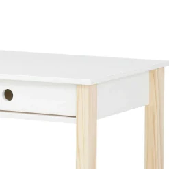 Sale Wohnen Schreibtisch in Weiß mit Kiefer - Cayman