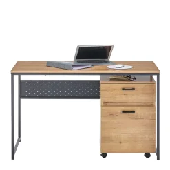 New Wohnen Schreibtisch mit Rollcontainer Set - Caprera (zweiteilig)