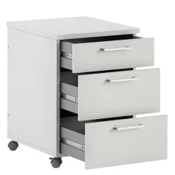 Sale Wohnen Schreibtisch Rollcontainer in Lichtgrau 41x60x50 - Bowsla