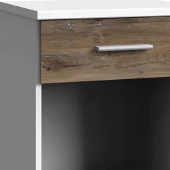 Online Wohnen Schreibtisch Rollcontainer mit Schublade & Fach - Liesca