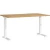Discount Wohnen Schreibtisch zum Sitzen und Stehen mit T Gestell - Stellario