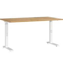 Discount Wohnen Schreibtisch zum Sitzen und Stehen mit T Gestell - Stellario