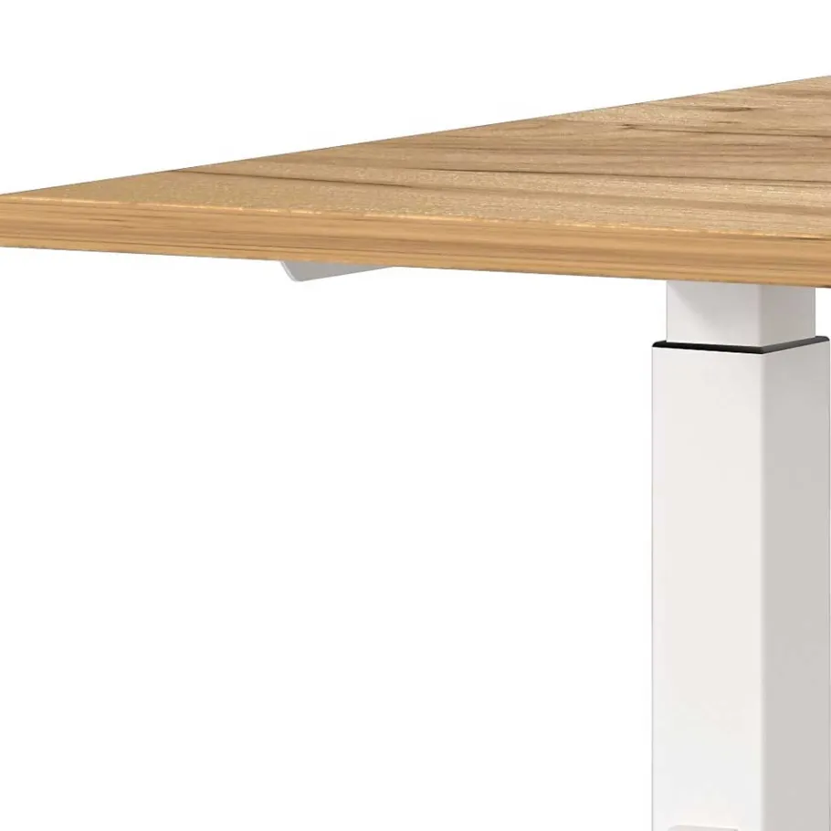 Discount Wohnen Schreibtisch zum Sitzen und Stehen mit T Gestell - Stellario