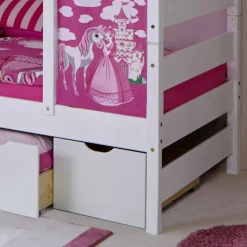 Clearance Wohnen Schubkasten-Kinderbett Flint in Rosa