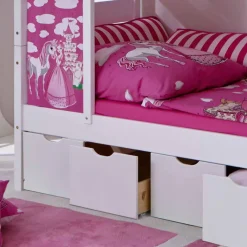 Clearance Wohnen Schubkasten-Kinderbett Flint in Rosa