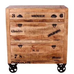 Hot Wohnen Schuhschrank aus Recyclingholz & Metall - Indri