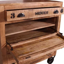 Hot Wohnen Schuhschrank aus Recyclingholz & Metall - Indri