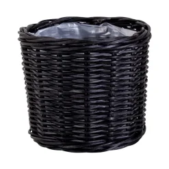 Online Wohnen Schwarze Körbe aus Rattan Geflecht - Swan (vierteilig)