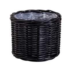 Online Wohnen Schwarze Körbe aus Rattan Geflecht - Swan (vierteilig)