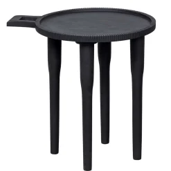 Clearance Wohnen Schwarzer Beistelltisch 43x41x35 cm - Natures