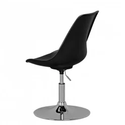 Sale Wohnen Schwarzer Schalenstuhl drehbar & höhenverstellbar - Alberton