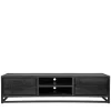 Best Wohnen Schwarzer TV Unterschrank im Industry Stil - Esturado