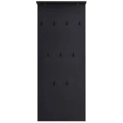 Wohnen Schwarzes Flurmöbel Set - Anderian (vierteilig)