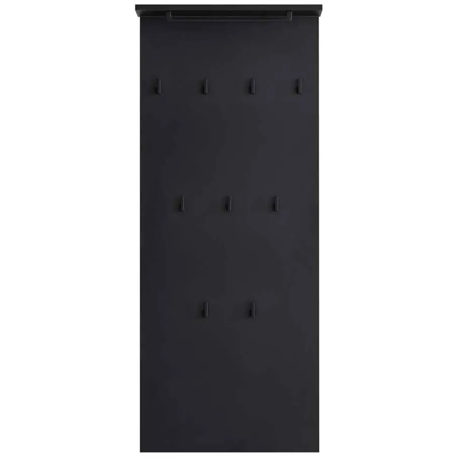 Wohnen Schwarzes Flurmöbel Set - Anderian (vierteilig)