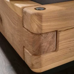 Hot Wohnen Schwebebett mit Leder-Kopfteil - Emjan