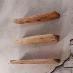 Discount Wohnen Schwebende Wandboards Baumkante - Stamfort (3er Set)
