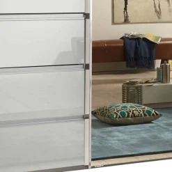 Best Wohnen Schwebetürenkleiderschrank mit Spiegel - Oksena
