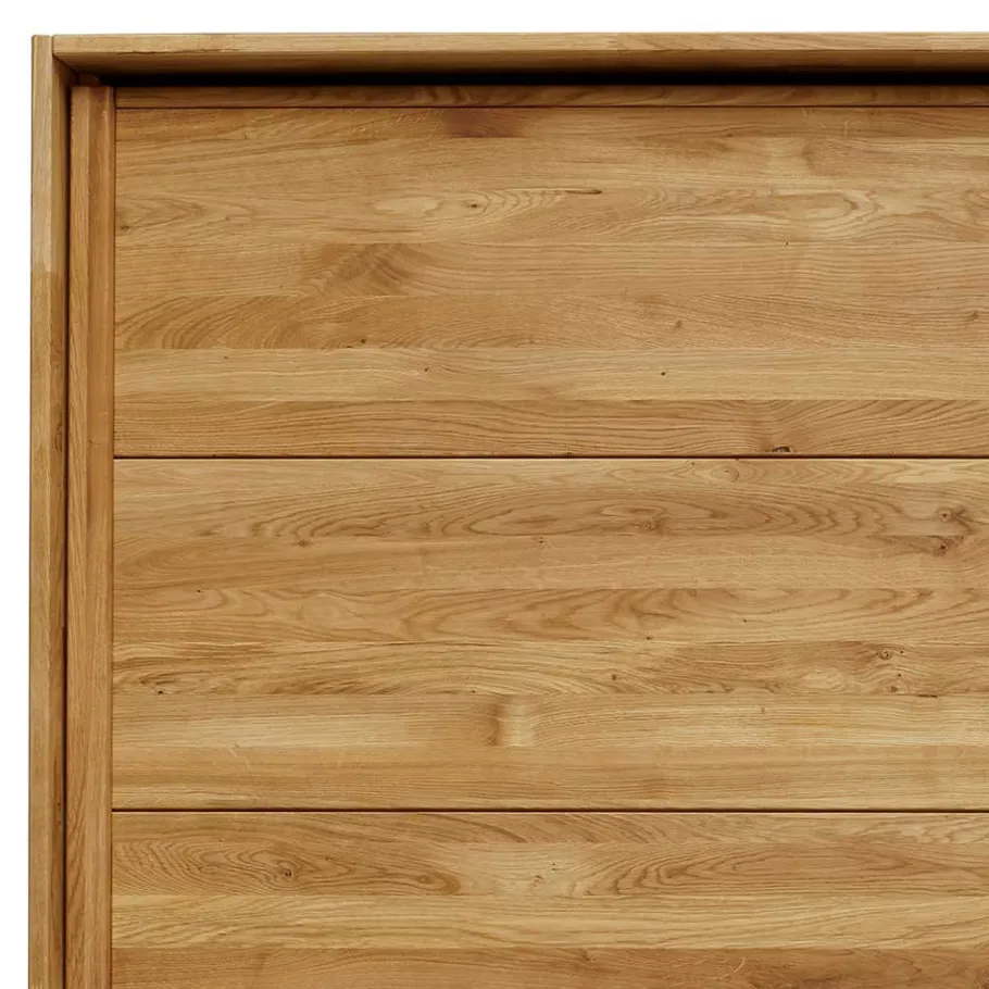 Discount Wohnen Schwebetürenschrank aus Wildeiche mit Spiegel - Divnoi