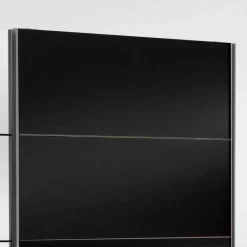 Clearance Wohnen Schwebetürenschrank Carno mit Schwarzglas