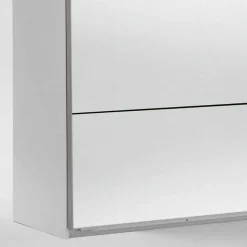 Clearance Wohnen Schwebetürenschrank Carno mit Schwarzglas