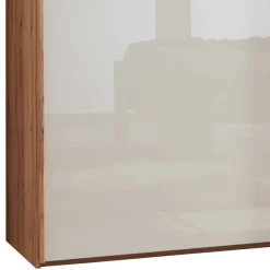 Hot Wohnen Schwebetürenschrank in Kernbuche & Beige - Krofun
