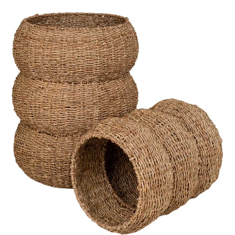 Discount Wohnen Seegras Körbe im Landhausstil - Lottessa (zweiteilig)