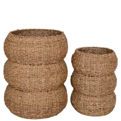 Discount Wohnen Seegras Körbe im Landhausstil - Lottessa (zweiteilig)