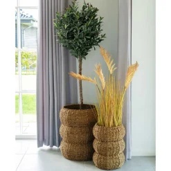 Discount Wohnen Seegras Körbe im Landhausstil - Lottessa (zweiteilig)