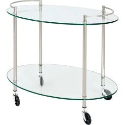 Discount Wohnen Servierwagen Alessandra aus Glas