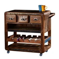 Wohnen Servierwagen Clarendon in Shabby Chic Design