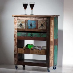 New Wohnen Servierwagen Jamaica im Vintage Design