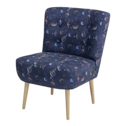 Best Wohnen Sessel in Blau mit Planeten und Sternen - Marcs